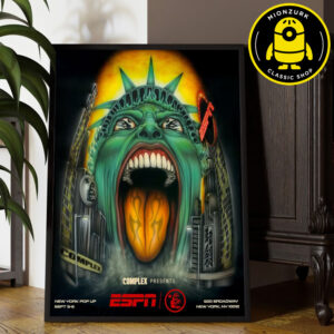 Hellstar X ESPN New York Pop Up Poster At The Broadway New York City On September 5th And 6th 2025 Home Decor Poster Canvas