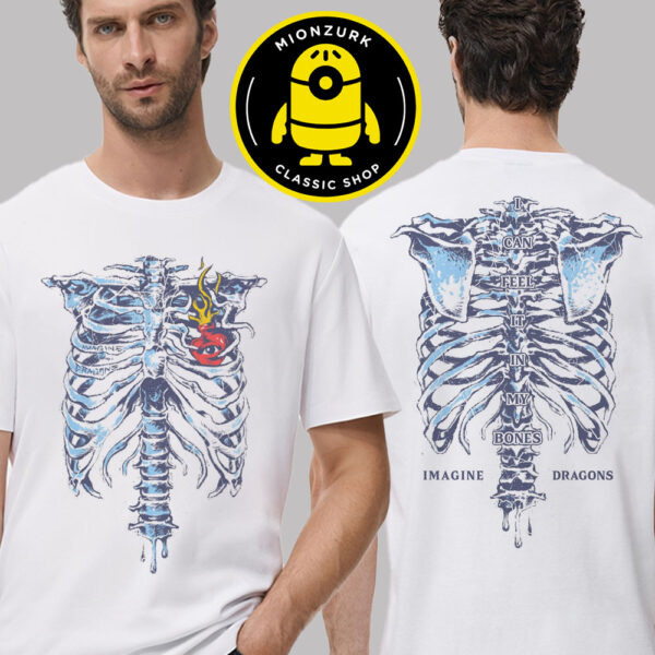 Imagine Dragon South America Tour 2025 I Can Feel It In My Bones Two Sided Unisex T-Shirt