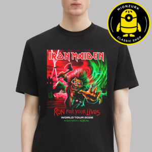 Iron Maiden World Tour 2026 Run For Your Lives Unisex T-Shirt