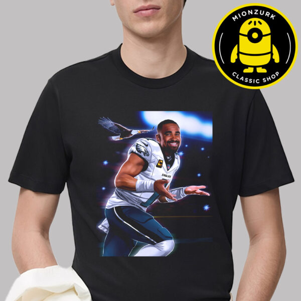 Jalen Hurts Philadelphia Eagles In Match Vs Kansas City Chiefs On September 14 2025 Unisex T-Shirt