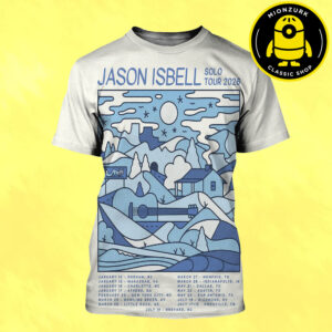 Jason Isbell Solo Tour 2026 Schedule All Over Print Shirt