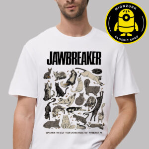 Jawbreaker Event Poster At Four Chords Music Fest In Pittsburgh PA On September 14th 2025 Unisex T-Shirt