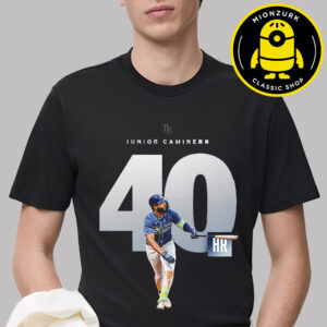 Junior Caminero Tampa Bay Rays Reach 40 HK In A Season MLB 2025 Unisex T-Shirt