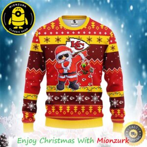 Kansas City Chiefs NFL Santa Claus Xmas 2025 Ugly Sweater