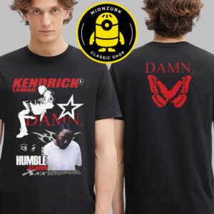 Kendrick Lamar Merch Tee DAMN Album Humble Sit Down Two Sided Unisex T-Shirt