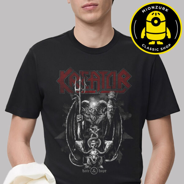 Kreator Merch Tee Hate And Hope Unisex T-Shirt
