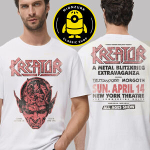 Kreator Merch Tee Vancouver 1991 Two Sided Unisex T-Shirt