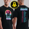 LeBron James 23 Nike Chosen 1 From This Point-Forward Dates List Two Sided Unisex T-Shirt