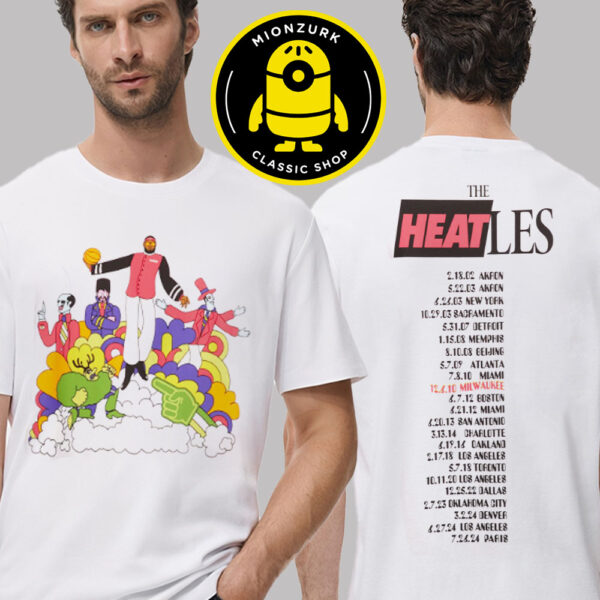 LeBron James 23 Nike The Heatles Schedule December 6 2010 Milwaukee Two Sided Unisex T-Shirt