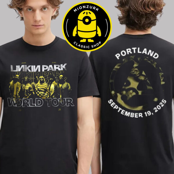 Linkin Park From Zero Exclusive Portland 2025 Tee At Moda Center Portland OR On September 19 2025 Two Sided Unisex T-Shirt