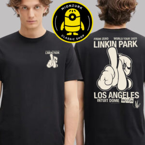 Linkin Park From Zero LA Hand Merch Tee In Los Angeles At Intuit Dome On Septembver 13 2025 Two Sided Unisex T-Shirt