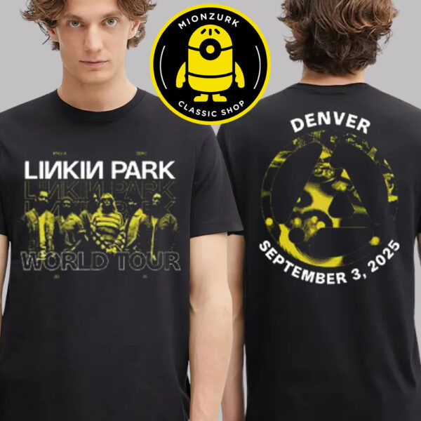 Linkin Park From Zero Merchandise Tee In Denver CO 2025 At Ball Arena On September 3 2025 Two Sided Unisex T-Shirt