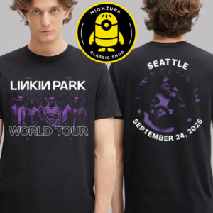 Linkin Park From Zero Tour Seattle 2025 Merchadise Tee At Climate Pledge Arena In Seattle WA On September 24 2025 Two Sided Unisex T-Shirt
