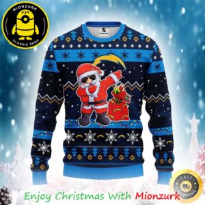 Los Angeles Chargers NFL Santa Claus Xmas 2025 Ugly Sweater