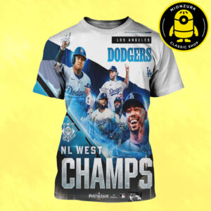 Los Angeles Dodgers Are NL West Champs 2025 MLB Postseason All Over Print Shirt