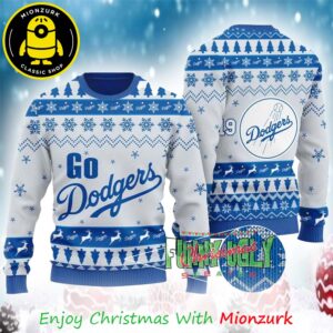 Los Angeles Dodgers Go Dodgers Christmas Day 2025 Christmas Ugly Sweater