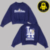 Los Angeles Dodgers New Era X Bella Dona Gray Betty Boop Fleece Unisex Sweatshirt