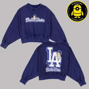 Los Angeles Dodgers New Era X Bella Dona Dark Blue Betty Boop Unisex Sweatshirt