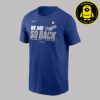 Los Angeles Dodgers 2025 NL West Division Champions MLB Postseason Locker Room Unisex T-Shirt