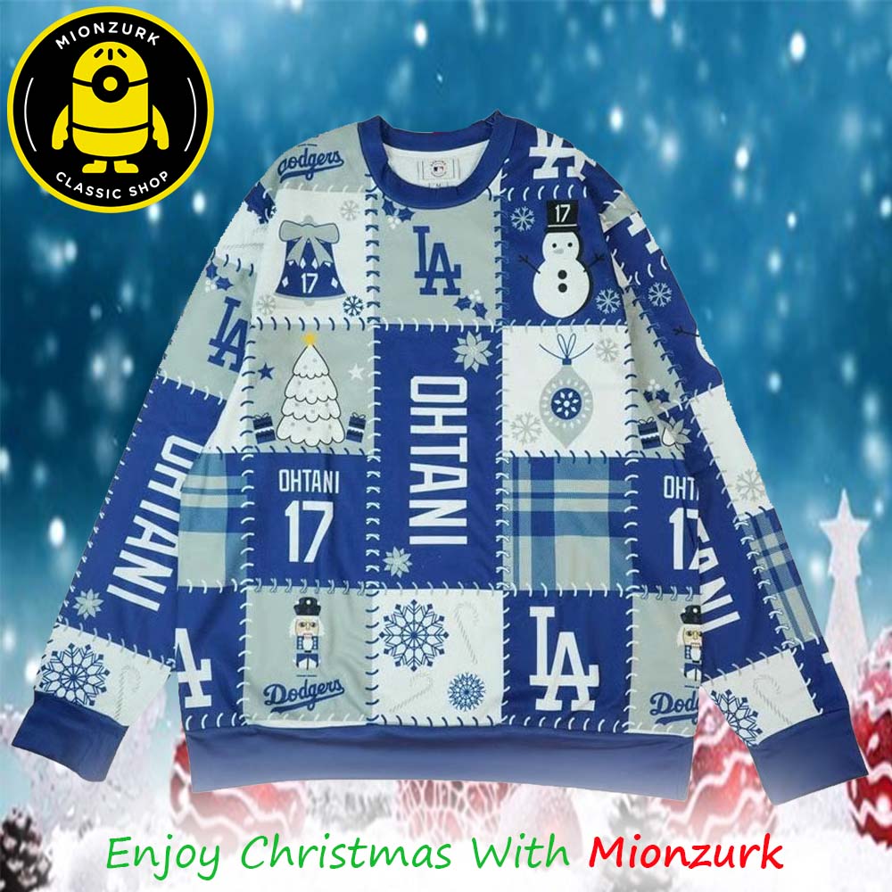 Los Angeles Dodgers Ohtani 17 Xmas 2025 Ugly Sweater