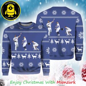 Los Angeles Dodgers Player 2025 Christmas Ugly Sweater For Men