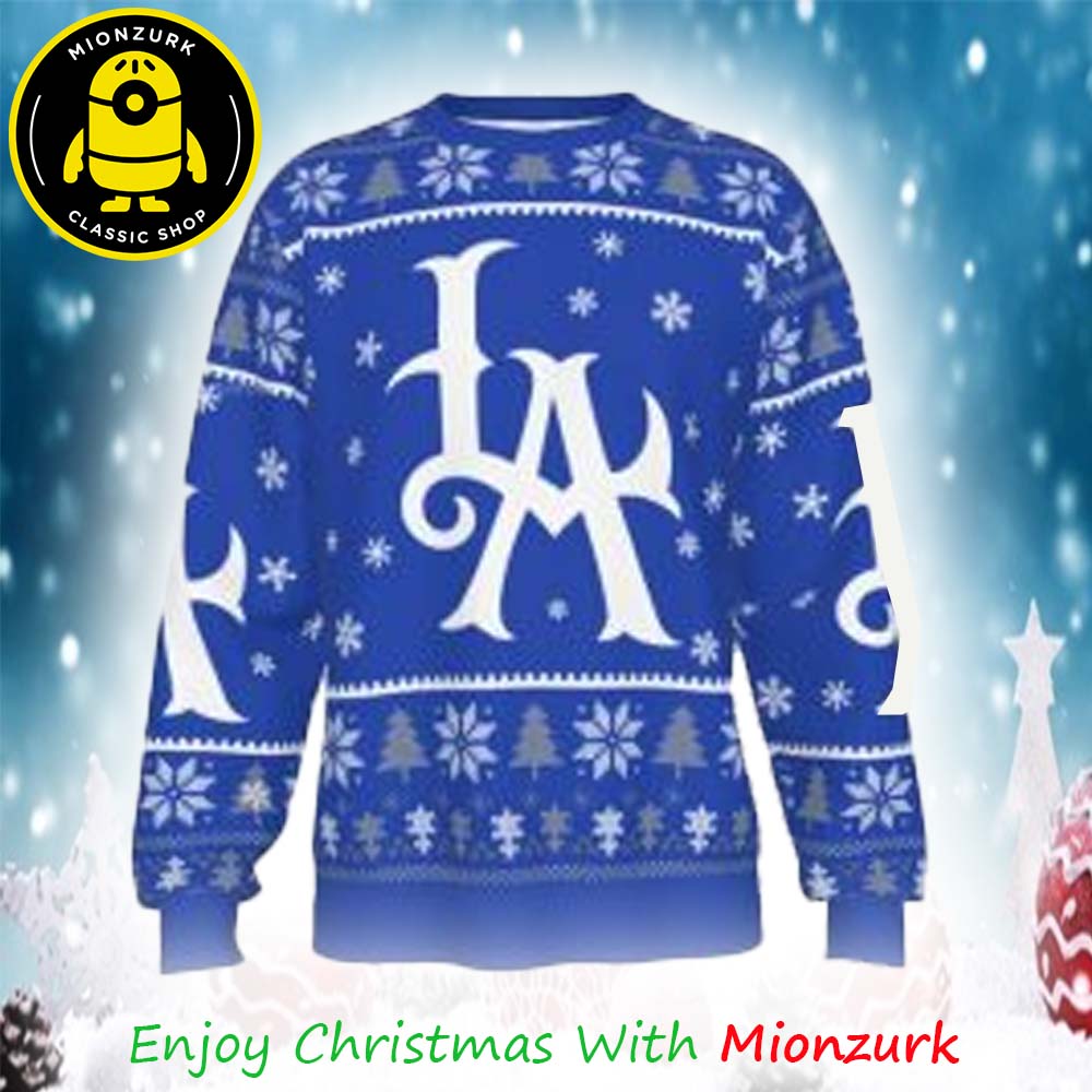 Los Angeles Dodgers Sugar Skull Christmas Day 2025 Christmas Ugly Sweater