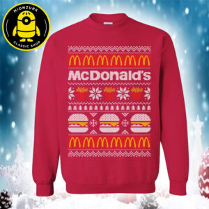 McDonald’s Funny 2025 Ugly Christmas Sweater Gift For Holiday