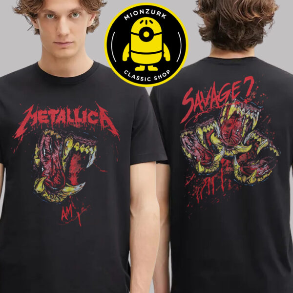 Metallica Official Tee Am I Savage 2025 Unisex T-Shirt