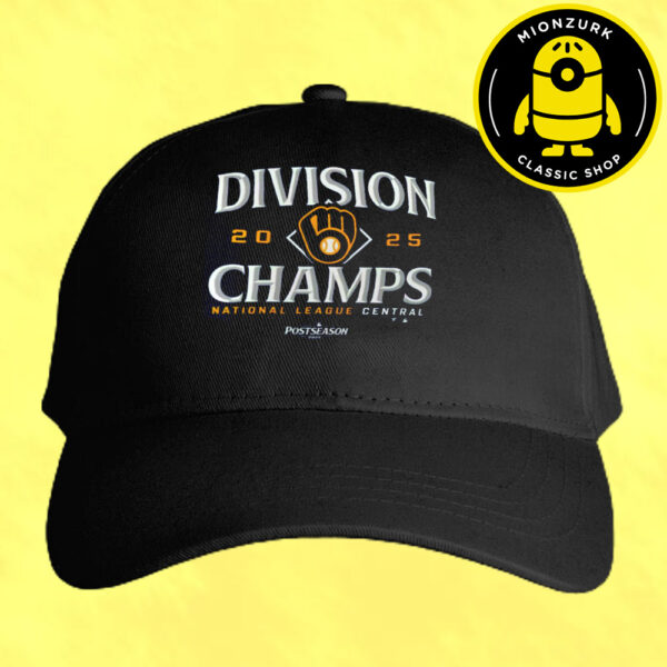 Milwaukee Brewers 2025 NL Central Division Champions MLB Classic Cap Hat Snapback