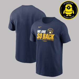Milwaukee Brewers Nike 2025 MLB NL Central Division Champions Unisex T-Shirt