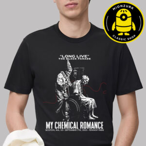 My Chemical Romance Event Poster Long Live The Black Parade On Boston MA At Fenway Park On September 7th 2025 Unisex T-Shirt