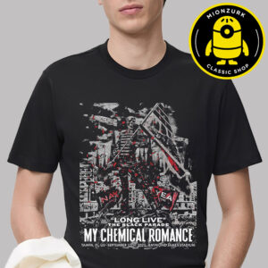 My Chemical Romance Show Poster In Tampa Florida 2025 At Raymond James Stadium On September 13th 2025 Unisex T-Shirt