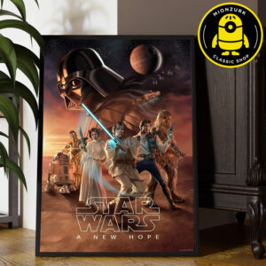 New Poster For Star Wars A New Hope Home Decor Poster Canvas