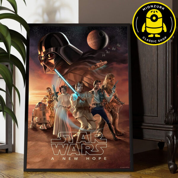 New Poster For Star Wars A New Hope Home Decor Poster Canvas
