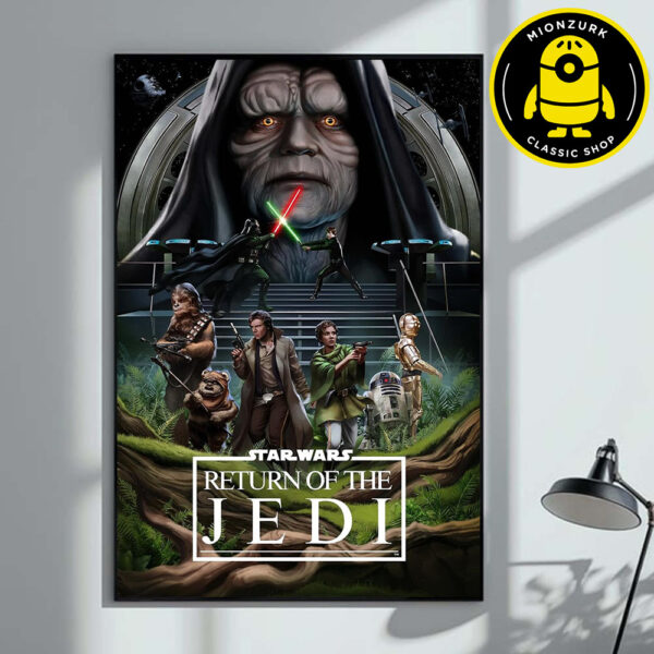 New Poster For Star Wars Return Of The Jedi Home Decor Poster Canvas