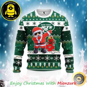 New York Jets NFL Santa Claus Christmas 2025 Ugly Sweater