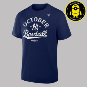 New York Yankees 2025 MLB Postseason Locker Room Unisex T-Shirt