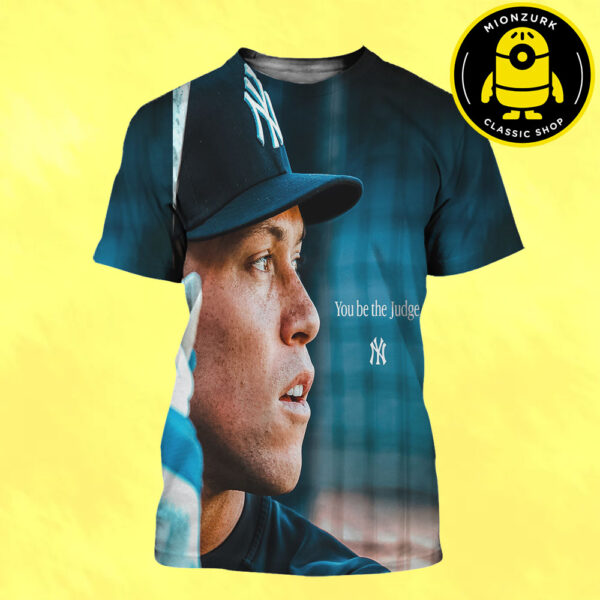 New York Yankees Aaron Judge You Be The Judge 2025 American League Batting Champions MLB All Over Print Shirt