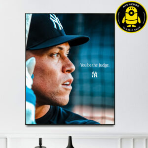 New York Yankees Aaron Judge You Be The Judge 2025 American League Batting Champions MLB Home Decor Poster Canvas