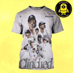 New York Yankees Clinched MLB Postseason 2025 MLB All Over Print Shirt