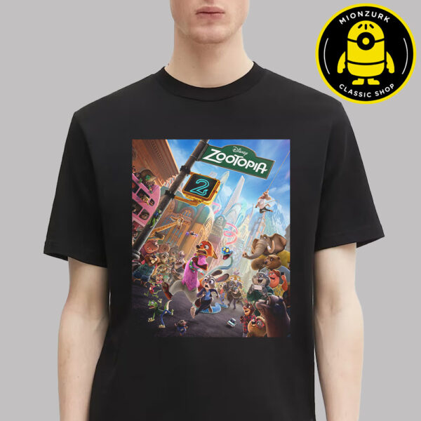 New poster for Zootopia 2 Only In Theaters November 26 2025 Unisex T-Shirt