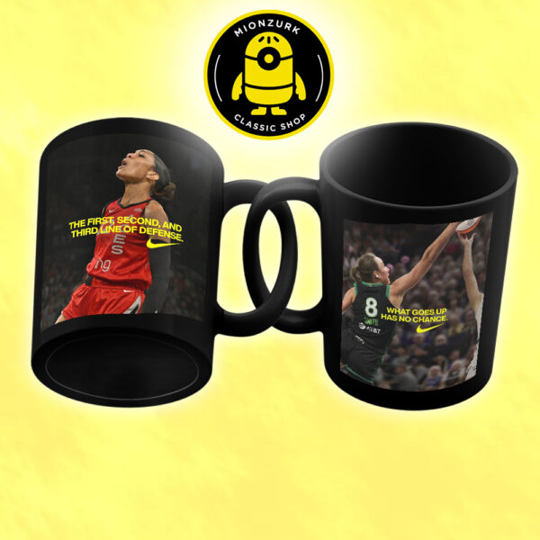 Nike Alanna Smith Minnesota Lynx And A’ja Wilson Las Vegas Aces Are WNBA 2025 Co Defensive Player Of The Year Ceramic Mug