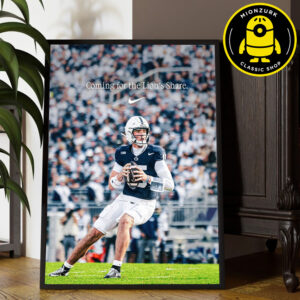 Nike Drew Allar Penn State Nittany Lions NCAA Coming For The Lion Share 2025 Home Decor Poster Canvas