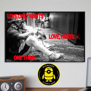 Nike Jordan X Jalen Hurts Philadelphia Eagles NFL Love Only Wants Love Hurts One Thing Home Decor Poster Canvas