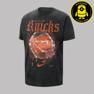 Nike New York Knicks Courtside Halloween 2025 Unisex T-Shirt