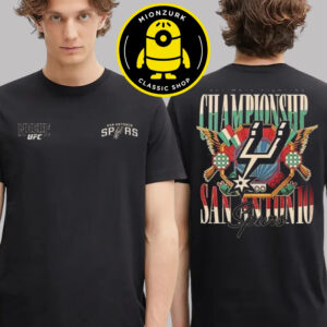 Noche UFC 2025 Spurs Championship In San Antonio Texas On Septrember 13 2025 Two Sided Unisex T-Shirt