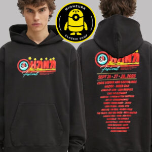 Ohana Festival 2025 Merchandise 70s Surf Line Up At Doheny State Beach In Dana Point CA On September 26 27 And 28 2025 Unisex Hoodie