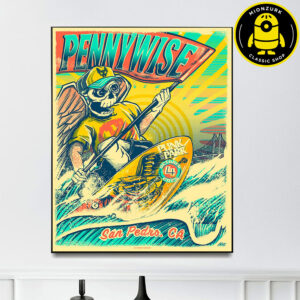 Pennywise Event Limited Poster At Punk In The Park In San Pedro CA On October 4 2025 Home Decor Poster Canvas