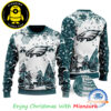 Philadelphia Eagles Logo Football Team NFL Special Xmas Tree Christmas 2025 Ugly Sweater For Fan