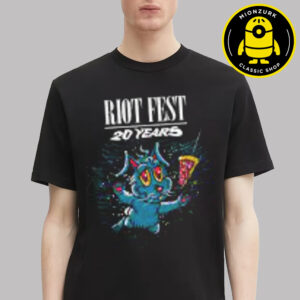 Riot Fest 2025 20th Year Anniversary Initial Unisex T-Shirt